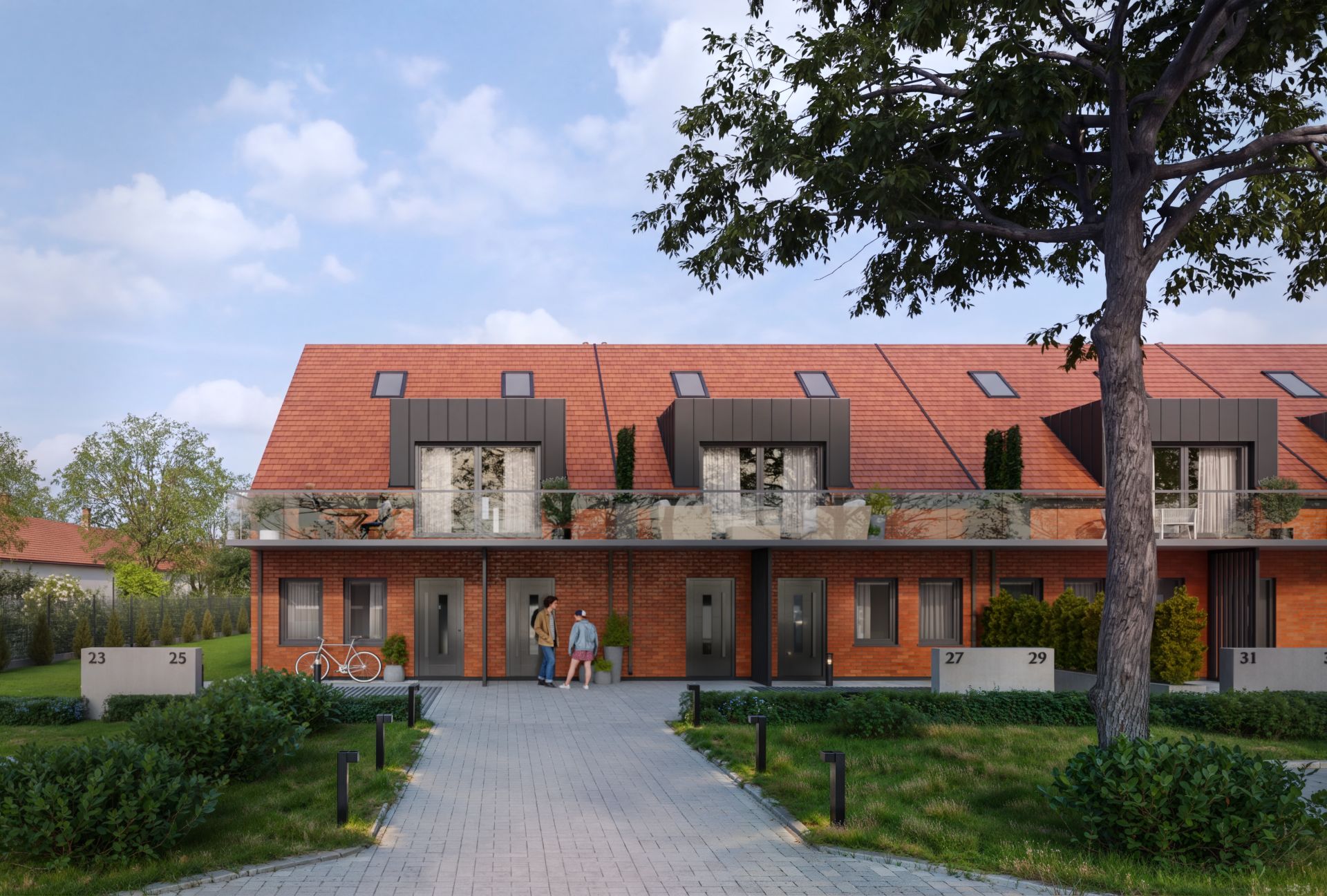Elewacja inwestycji Wrocław Biała